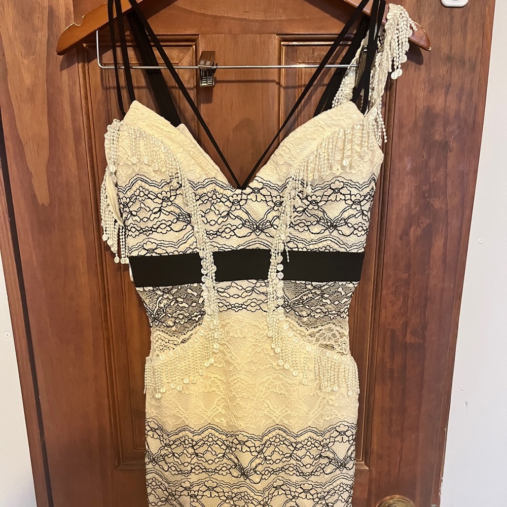 White lace dress